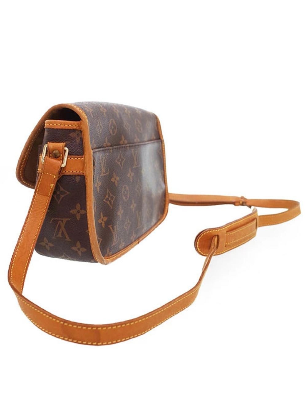 Louis Vuitton Sologne Shoulder Monogram Bag Brown